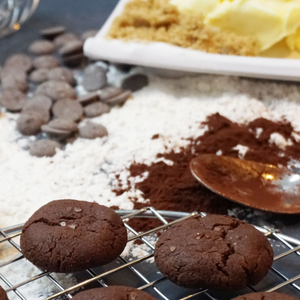 
                  
                    Load image into Gallery viewer, Sea Salt Dark Chocolate Cookies [Premix]
                  
                